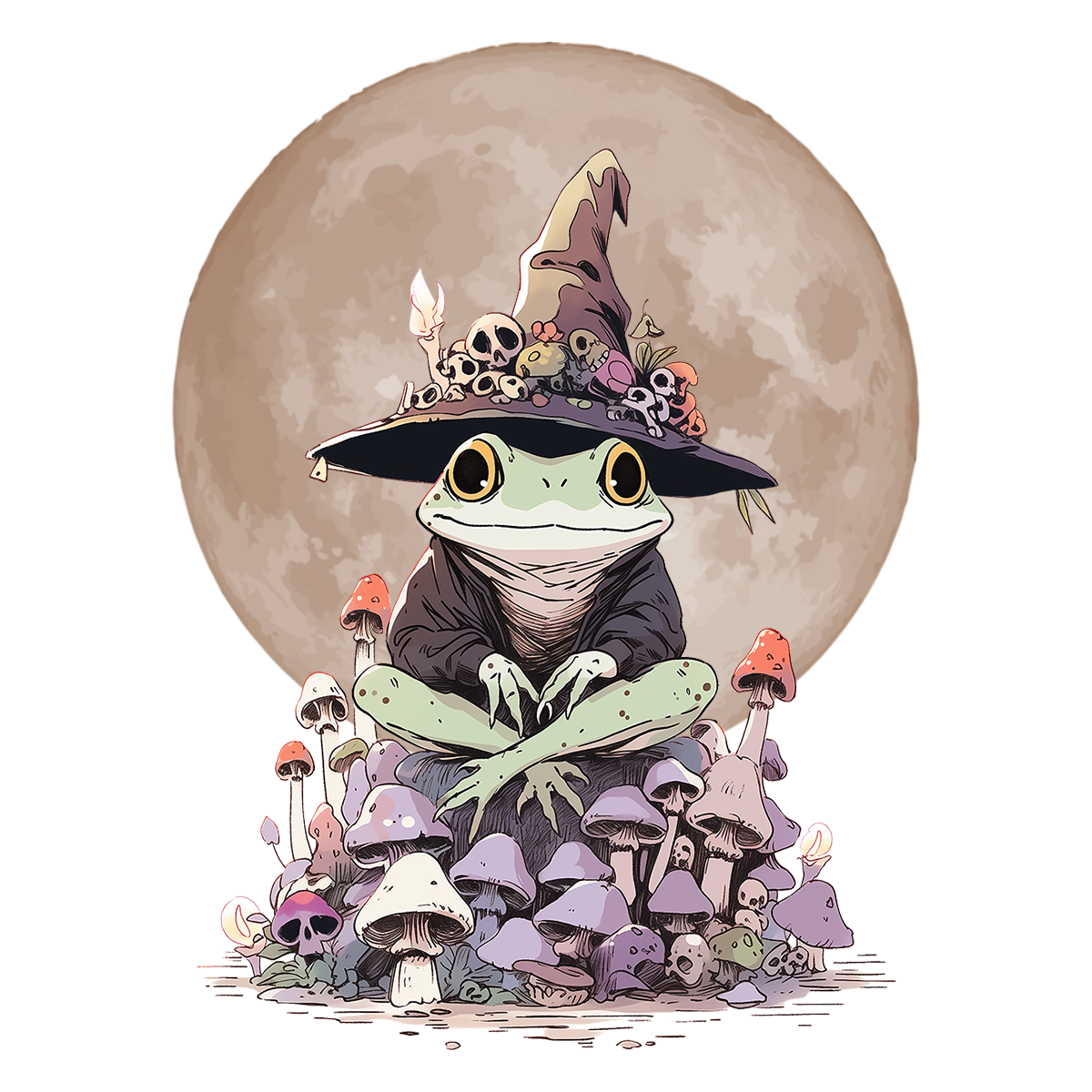 Hocus_Croakus_Short_Sleeve_Unisex_T-shirt_Art