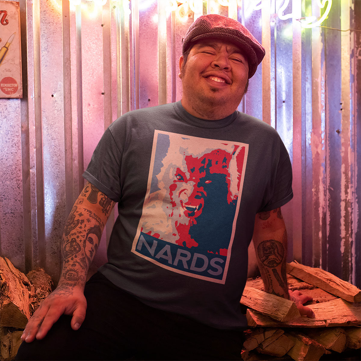 Wolman's_Got_Nards_Short_Sleeve_Unisex_T-shirt_Navy_Mockup_Happy_Dude