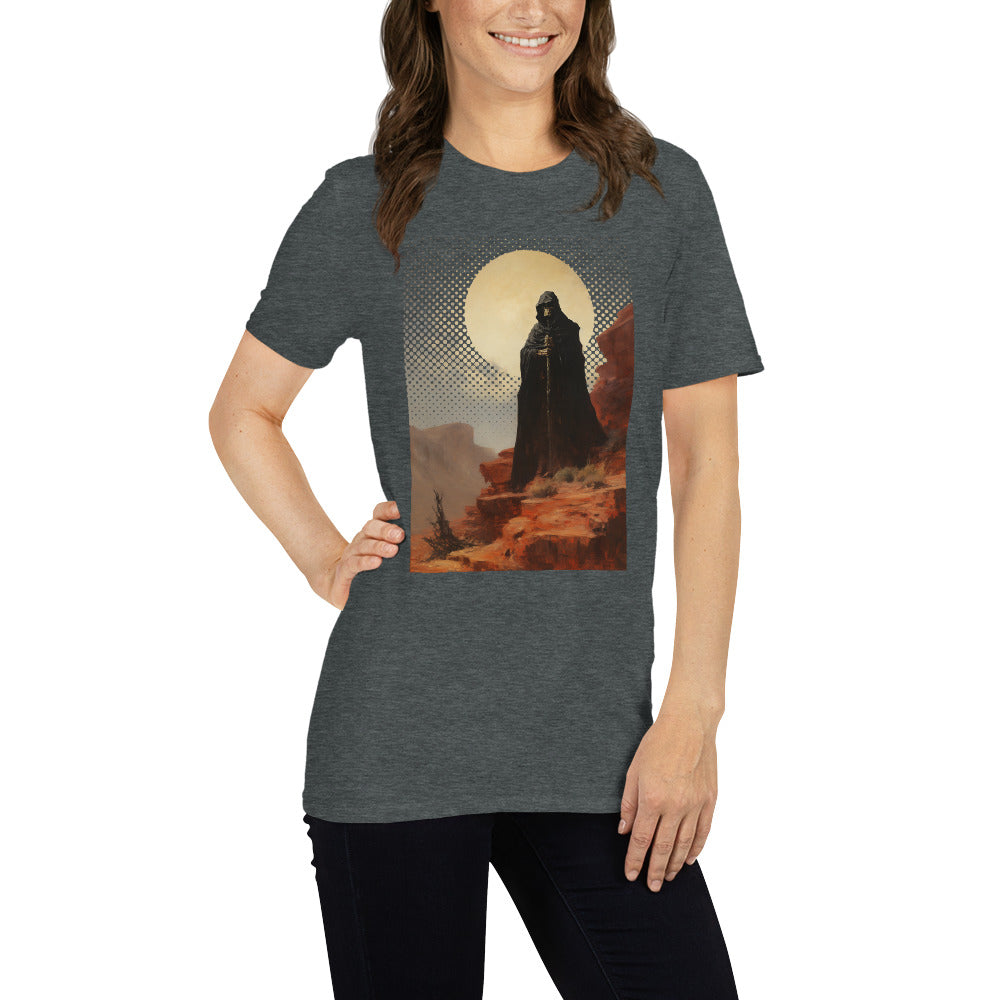 Death-by-Frazetta_Short-sleeve_Unisex_T-shirt_Grey_Mockup