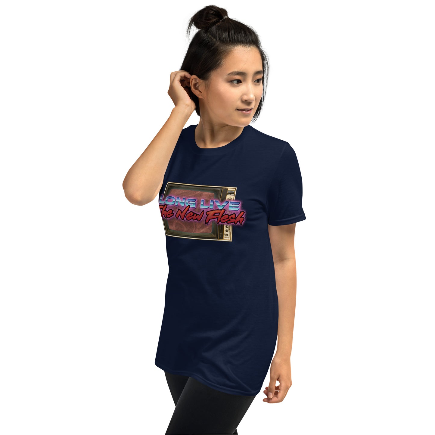 The New Flesh Navy Unisex Short-Sleeve T-Shirt Mockup