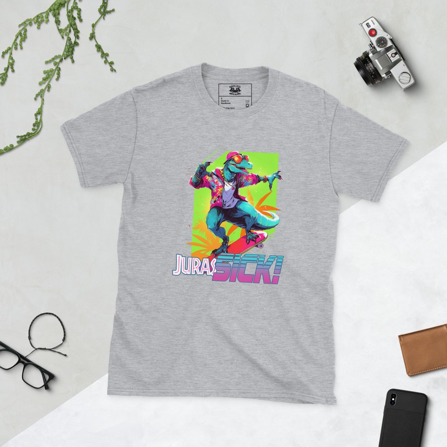 JurasSICK Grey Unisex Short Sleeve T-Shirt