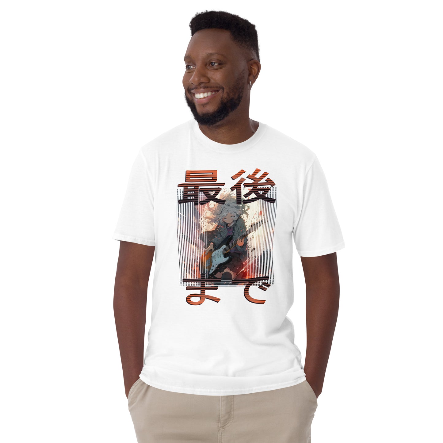 Guitarmageddon Short-sleeve Unisex T-shirt White Mockup