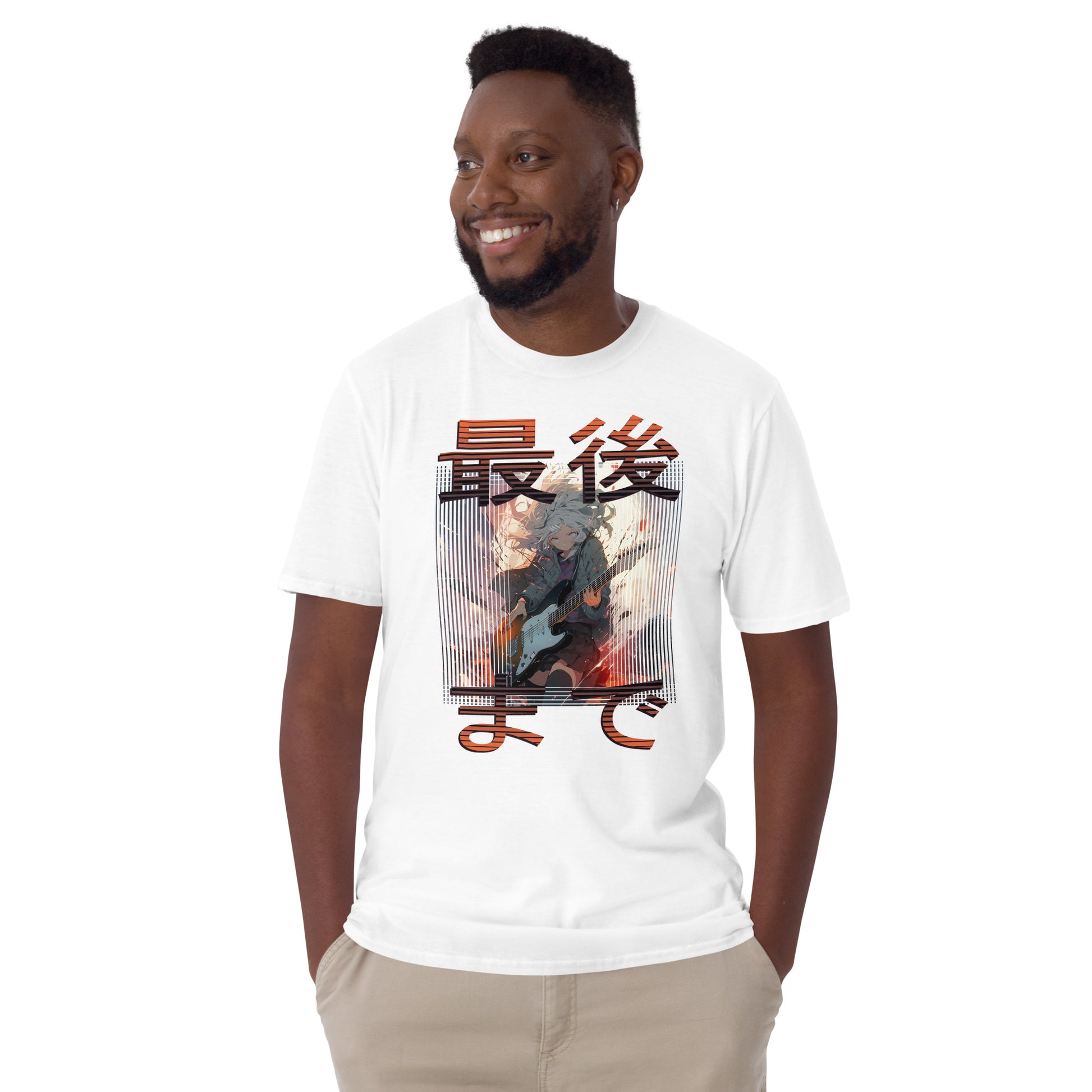 Guitarmageddon Short-sleeve Unisex T-shirt White Mockup