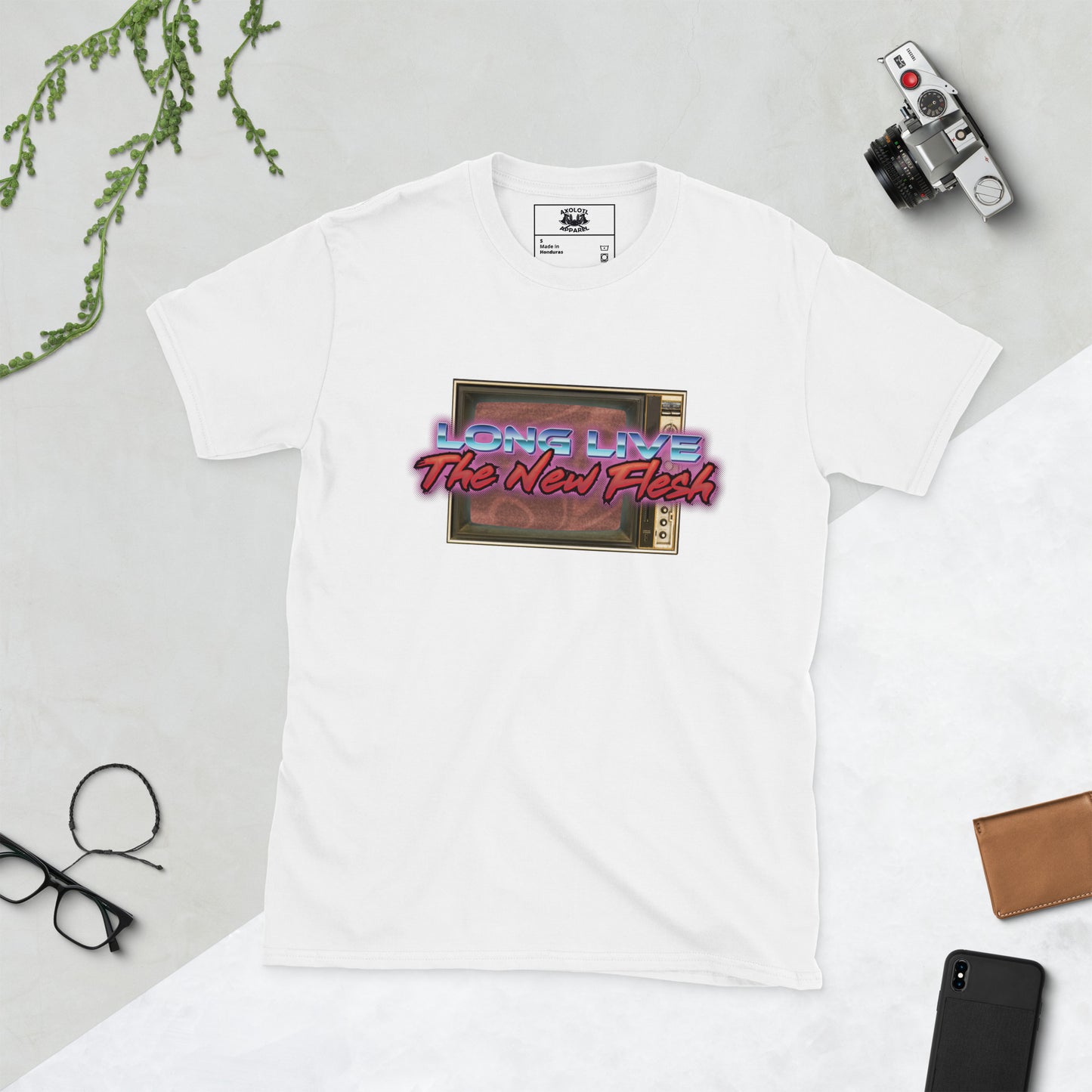 The New Flesh White Unisex Short-Sleeve T-Shirt