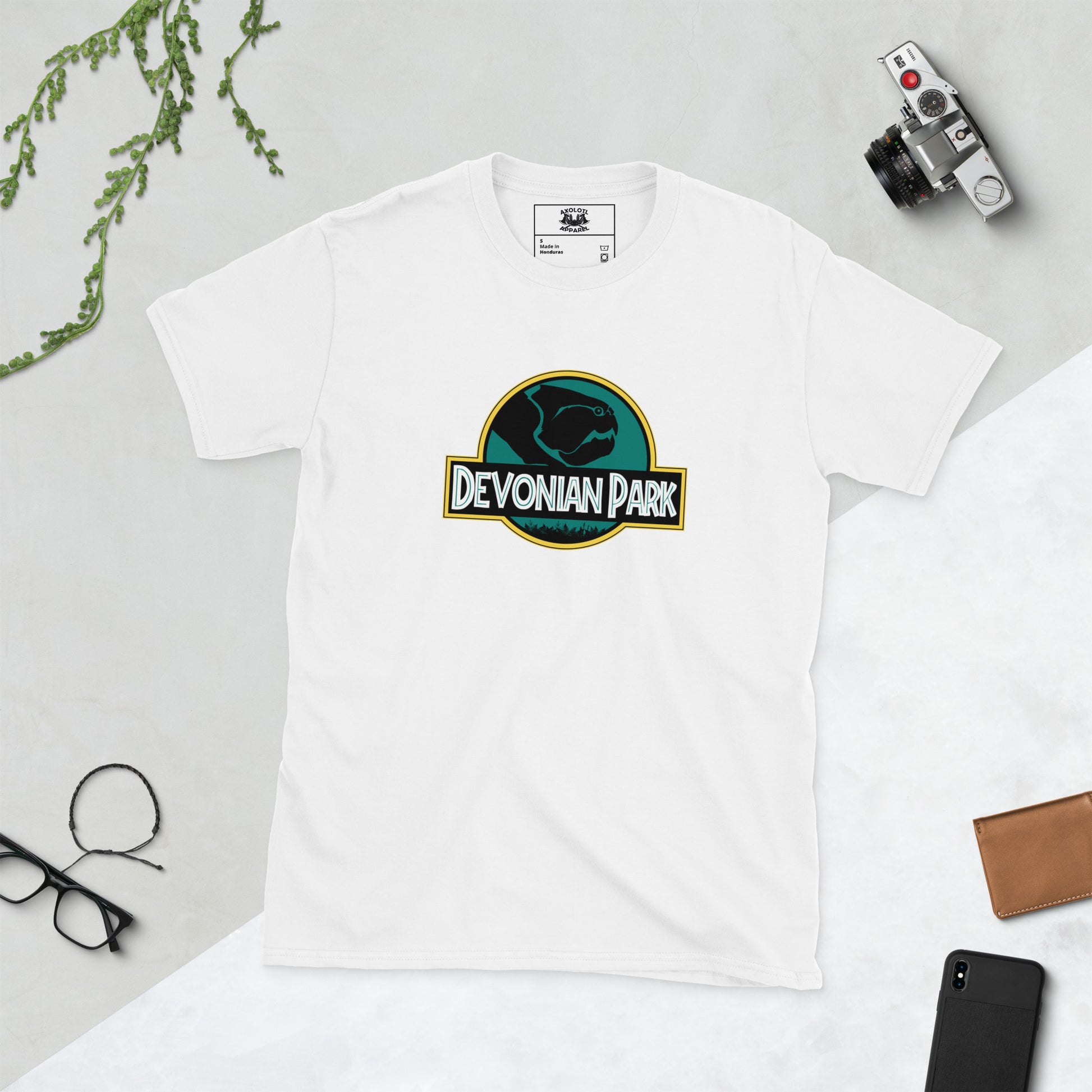 Devonian Park Short-sleeve Unisex T-shirt White Flat