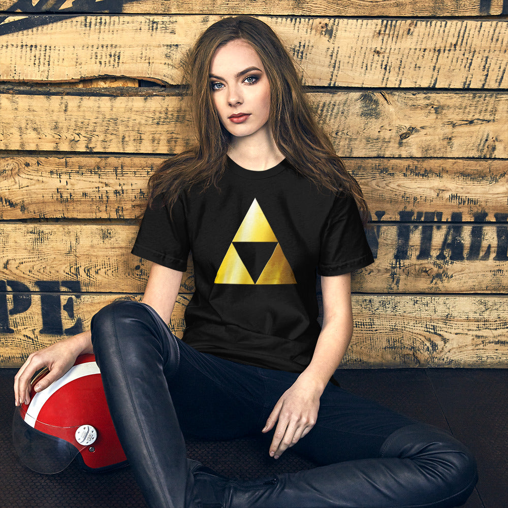 BlackForce Short-Sleeve Unisex T-shirt Black Mockup
