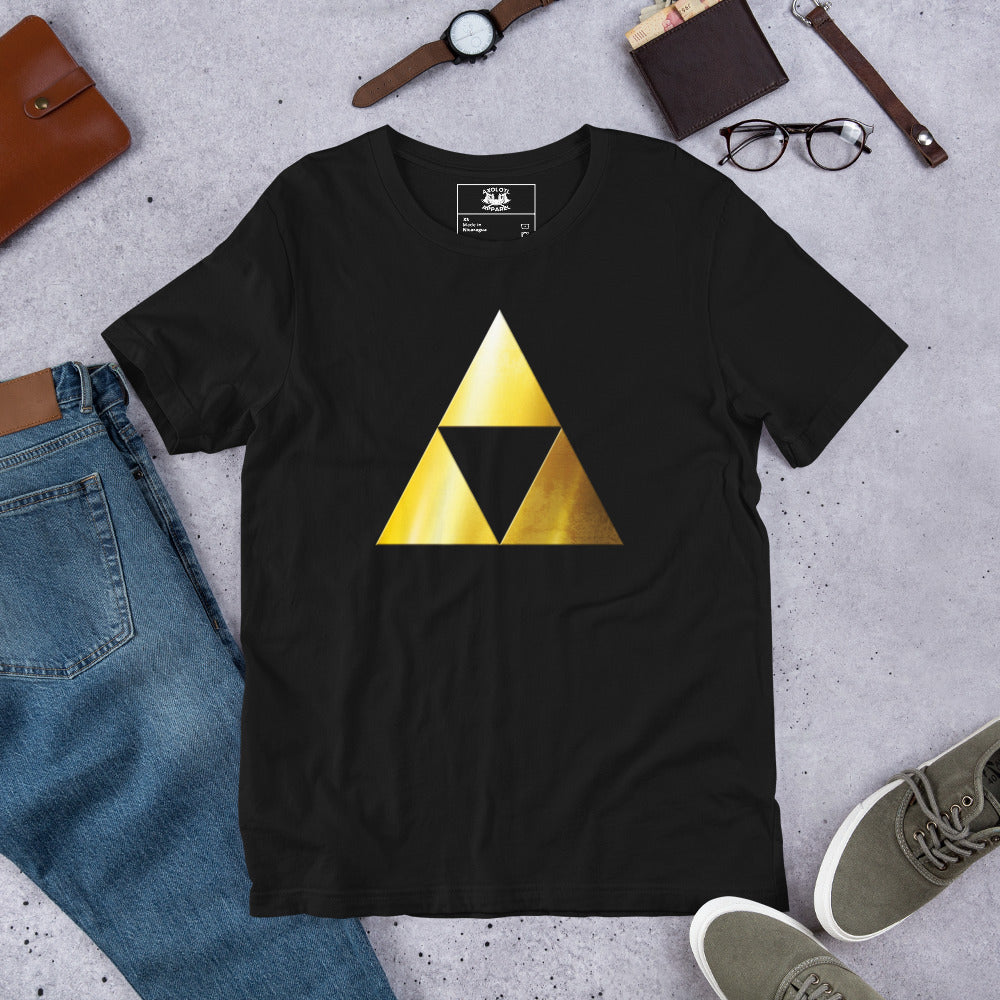 BlackForce Short-Sleeve Unisex T-shirt Black Flat