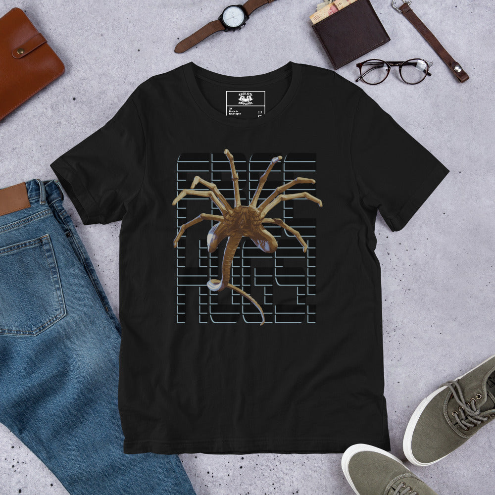 Free Hugs Short-sleeve Unisex T-shirt Black Flat