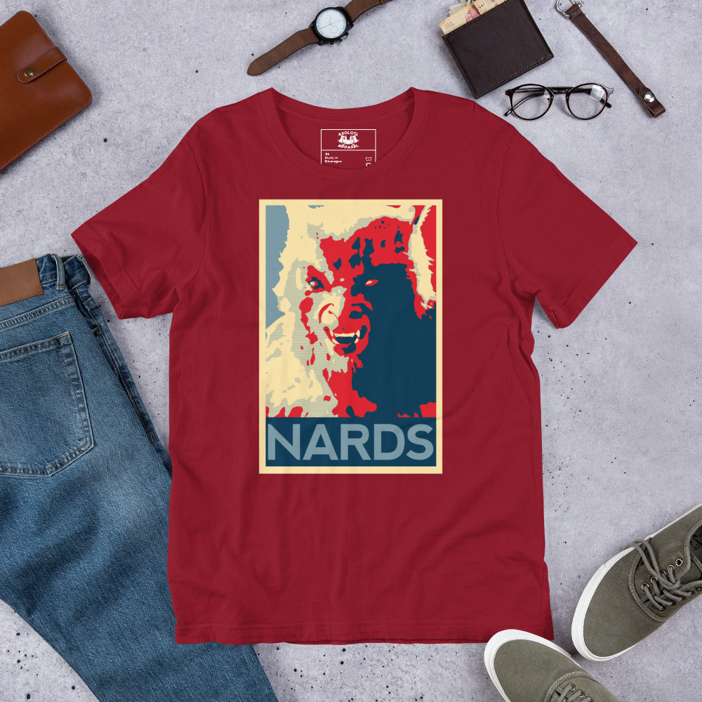 Wolman's_Got_Nards_Short_Sleeve_Unisex_T-shirt_Red_Flat