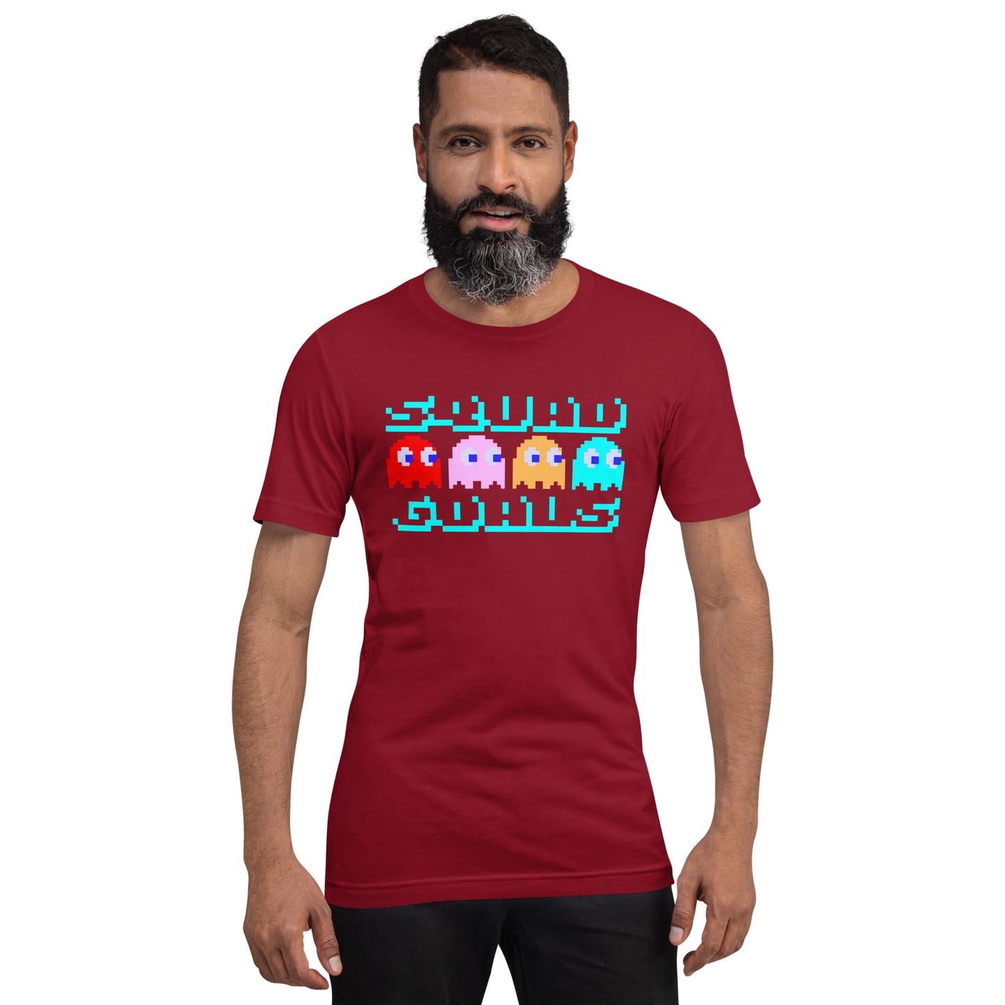 Squad Goals Shirt-sleeve Unisex T-shirt Red Mockup