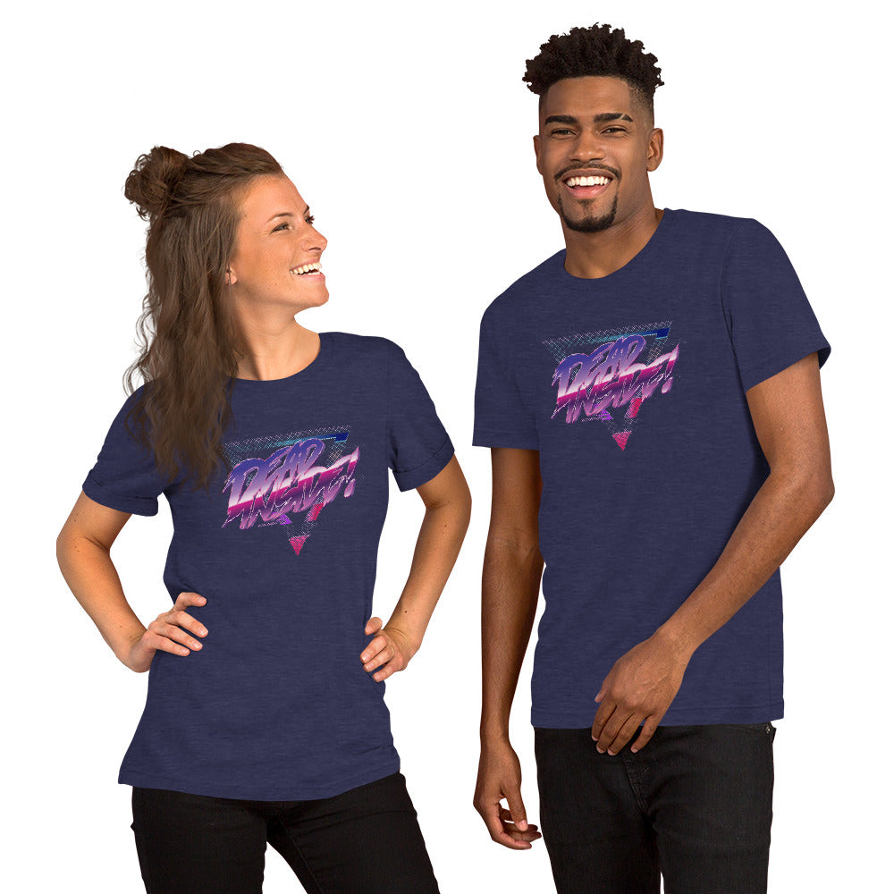 Dead Inside Short-sleeve Unisex T-shirt Heather Blue Mockup