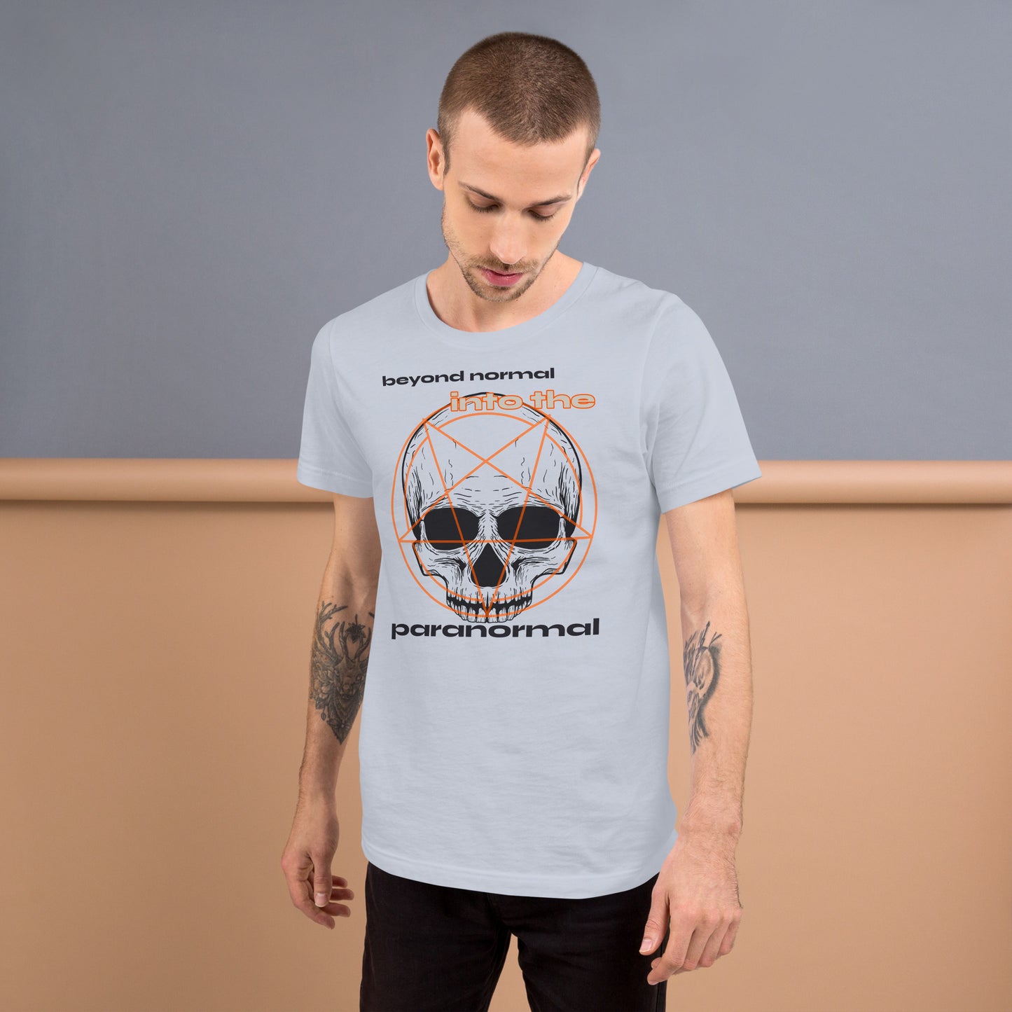 Into The Paranormal Short-sleeve Unisex T-shirt Light Blue Mockup