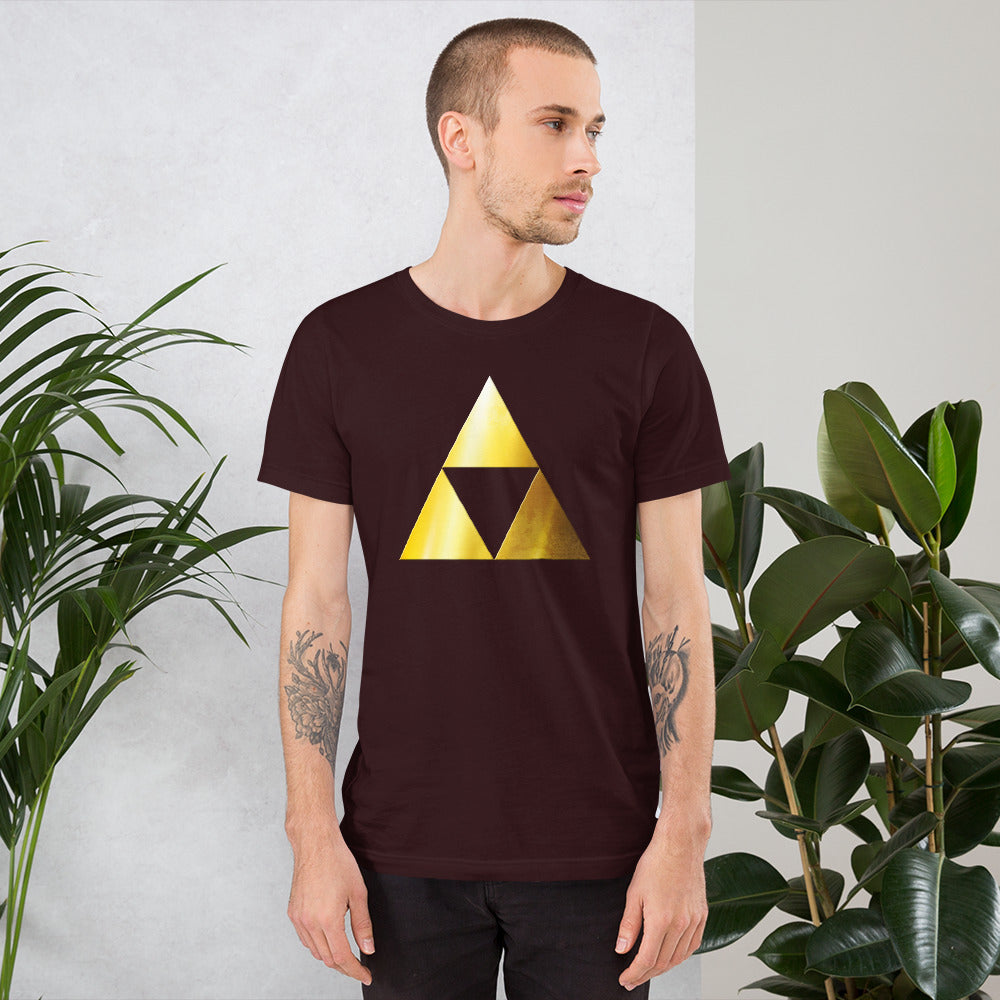 BlackForce Short-Sleeve Unisex T-shirt Oxblood Mockup