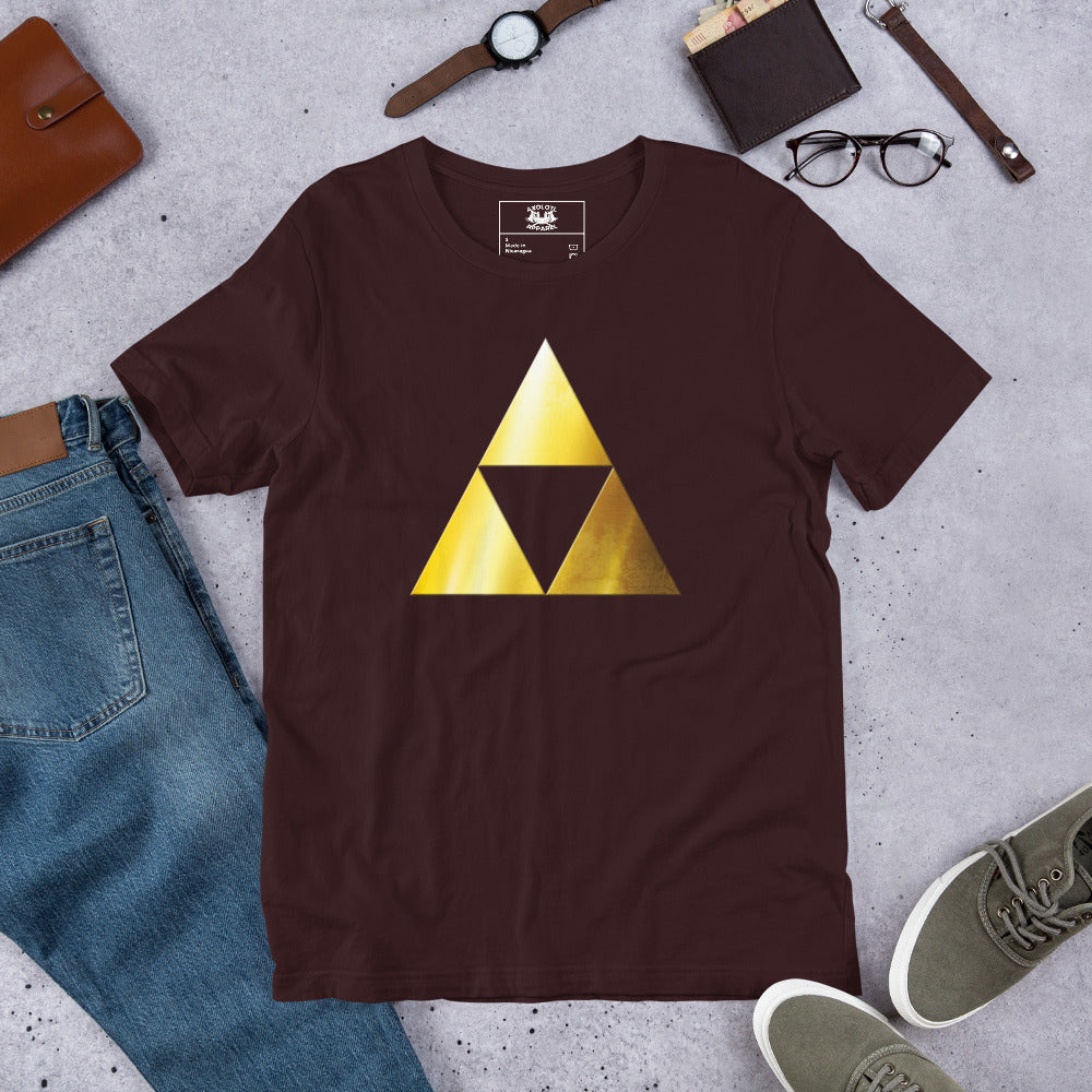 BlackForce Short-Sleeve Unisex T-shirt Oxblood Flat
