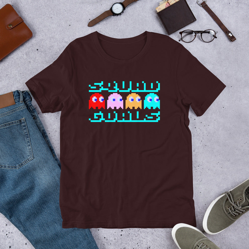 Squad Goals Shirt-sleeve Unisex T-shirt Oxblood Flat
