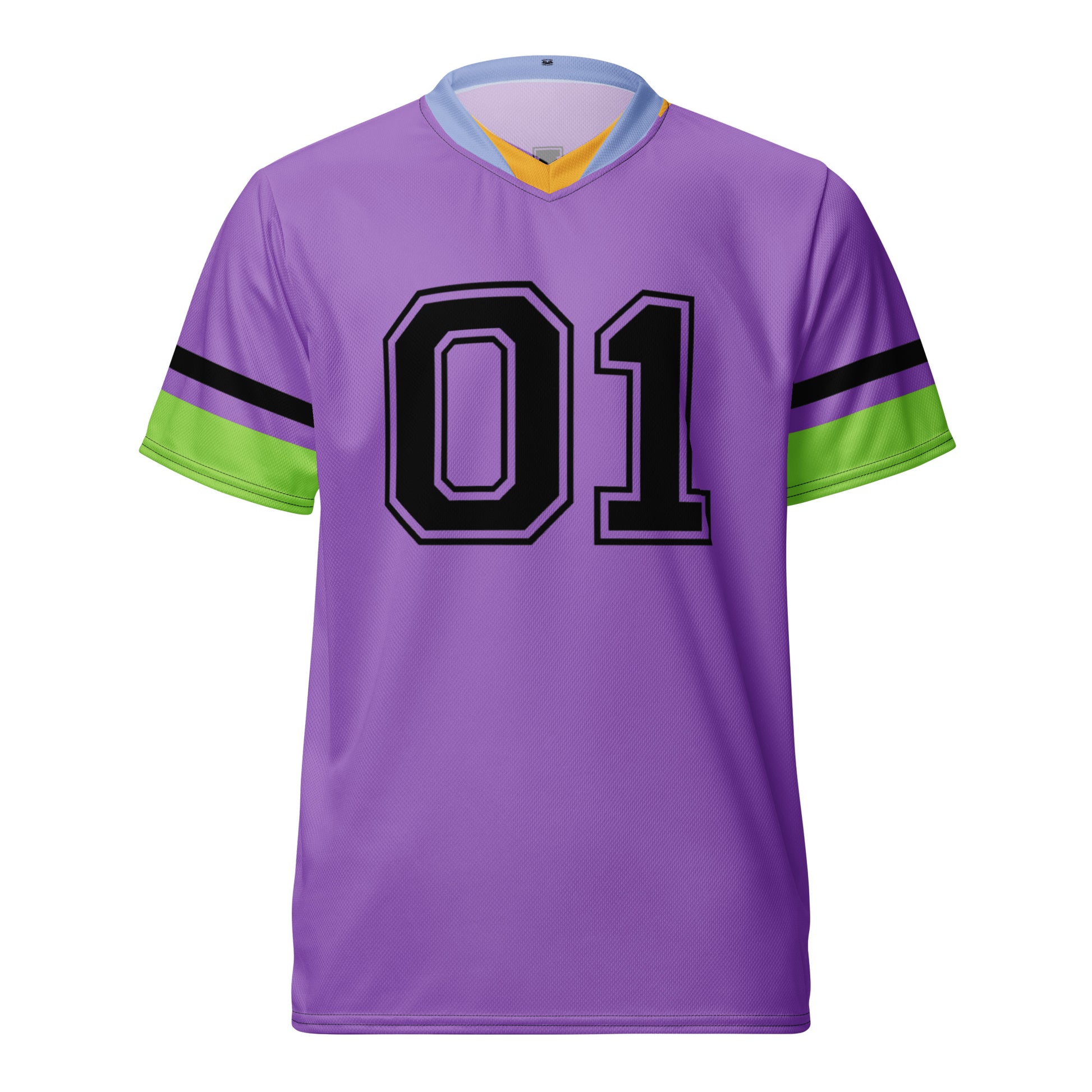 Shinji Ikari Eva Unit 01 Unisex Jersey Ghost Mockup Front
