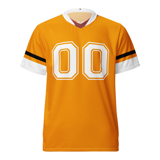 Rei Ayanami Eva Unit 00 Orange Unisex Jersey Ghost Front Mockup