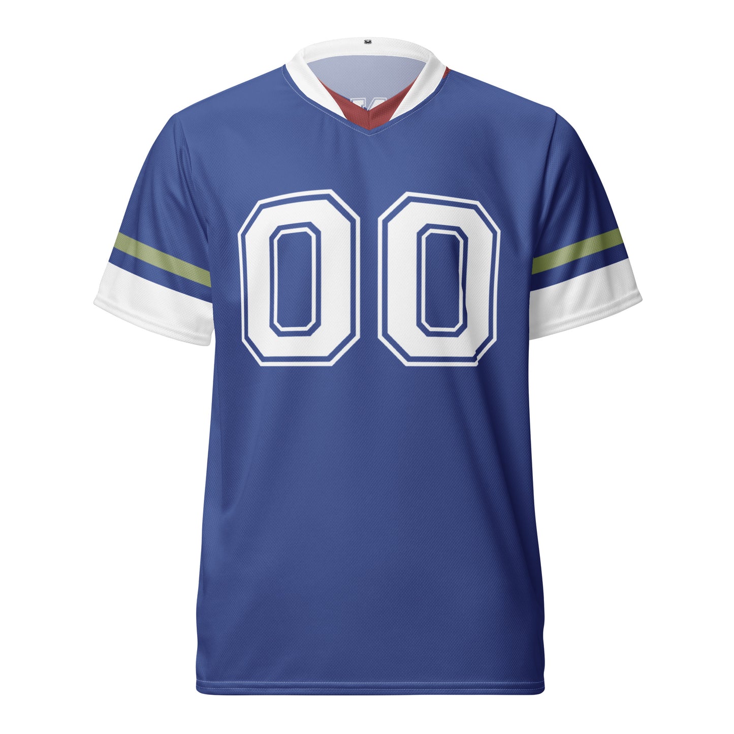 Rei Ayanami Eva Unit 00 Blue Unisex Jersey Ghost Front Mockup