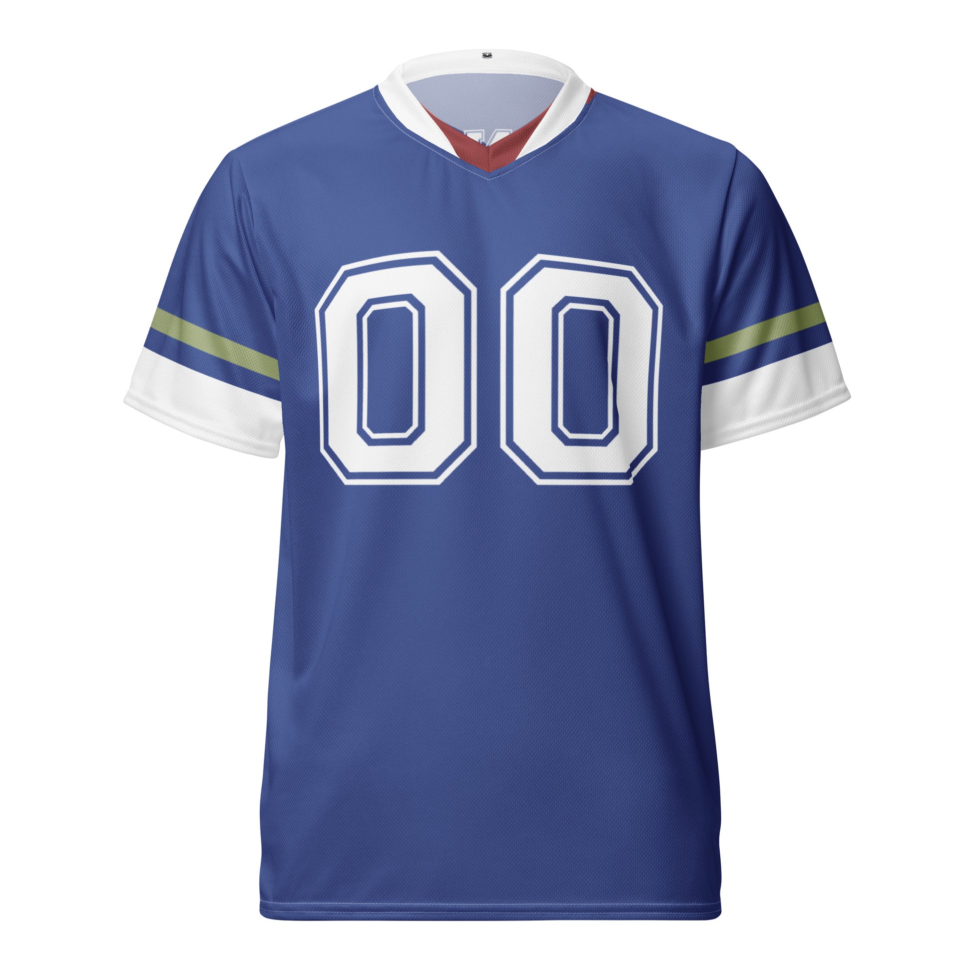 Rei Ayanami Eva Unit 00 Blue Unisex Jersey Ghost Front Mockup