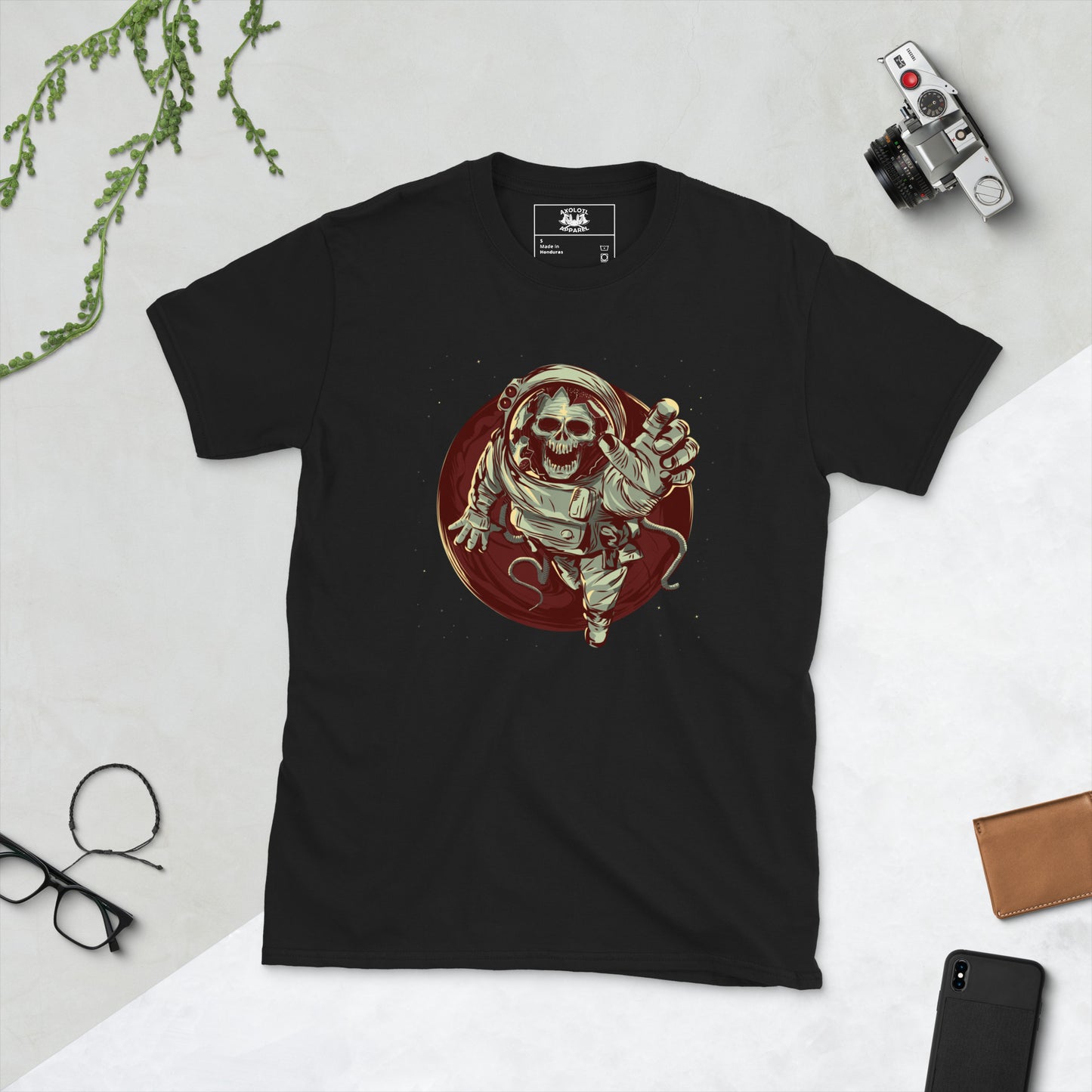 Dead Space Short-sleeve Unisex T-shirt Black Flat