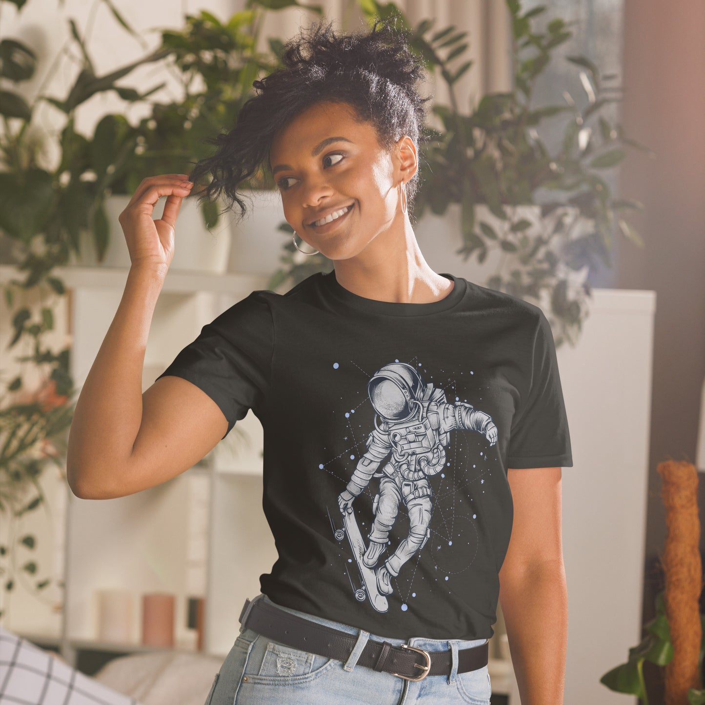 Skatestronaut Short-Sleeve Unisex T-Shirt