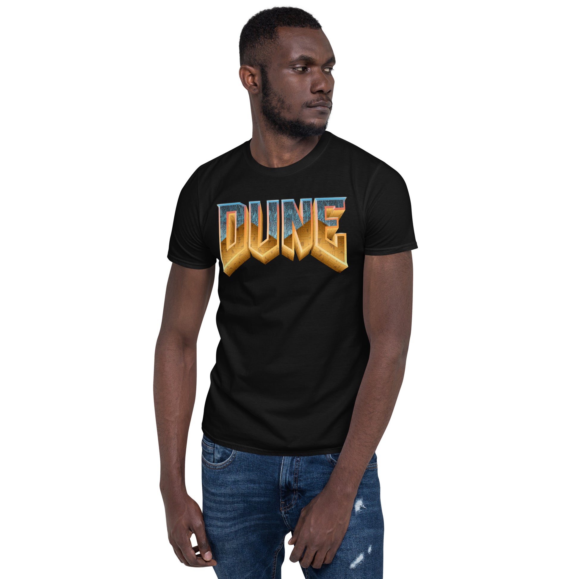DUNE short-sleeve unisex t-shirt black mockup