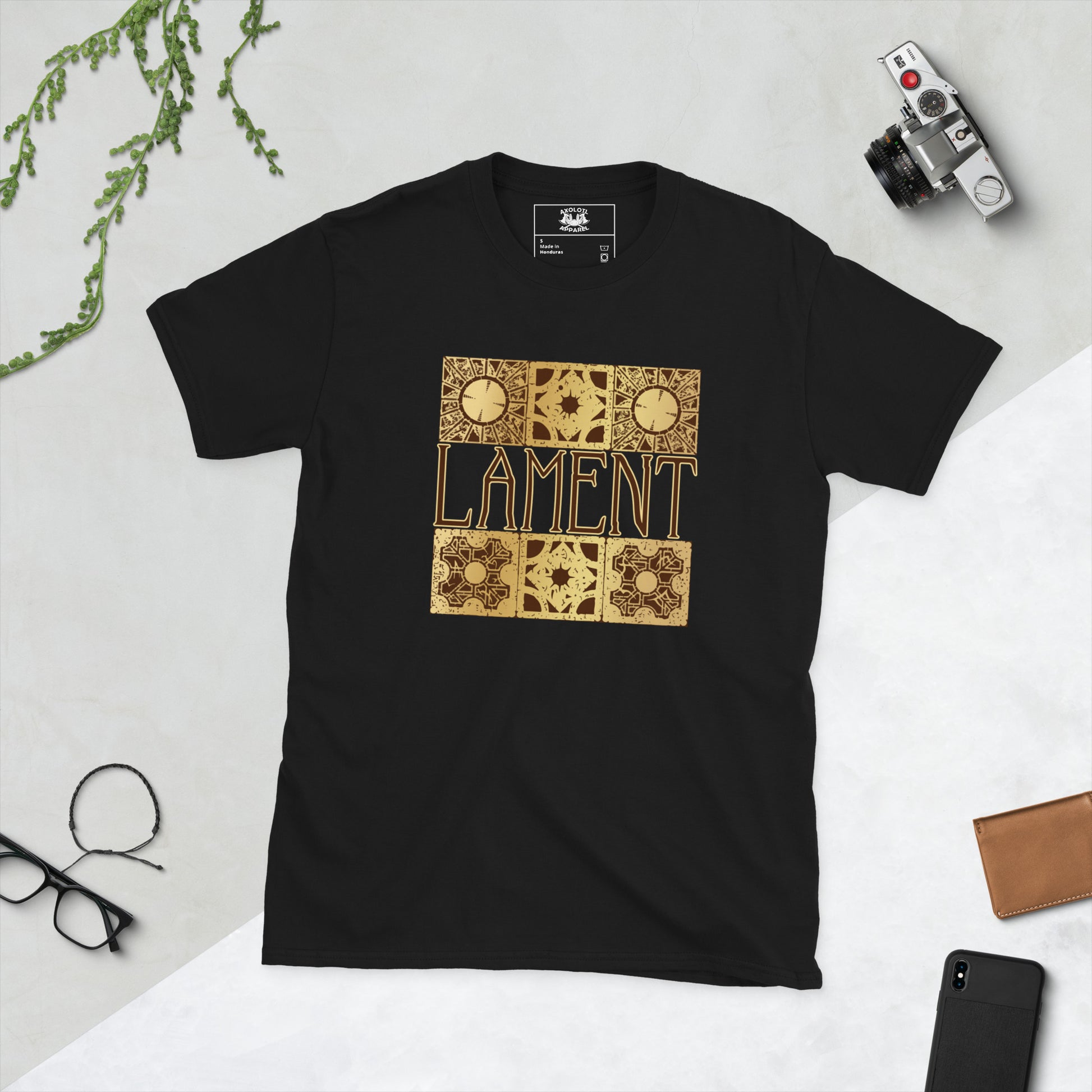 Lament Configuration short-sleeve unisex t-shirt black flat