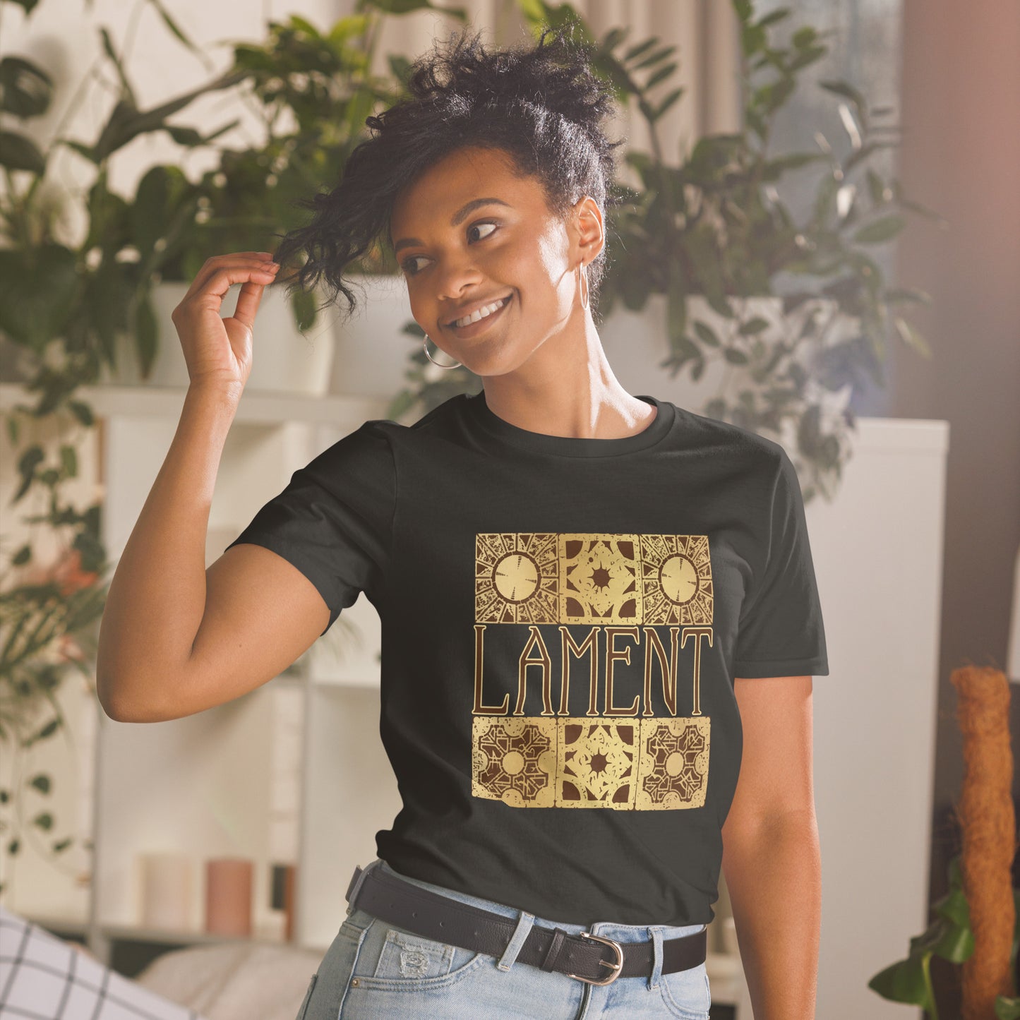 Lament Configuration short-sleeve unisex t-shirt black mockup