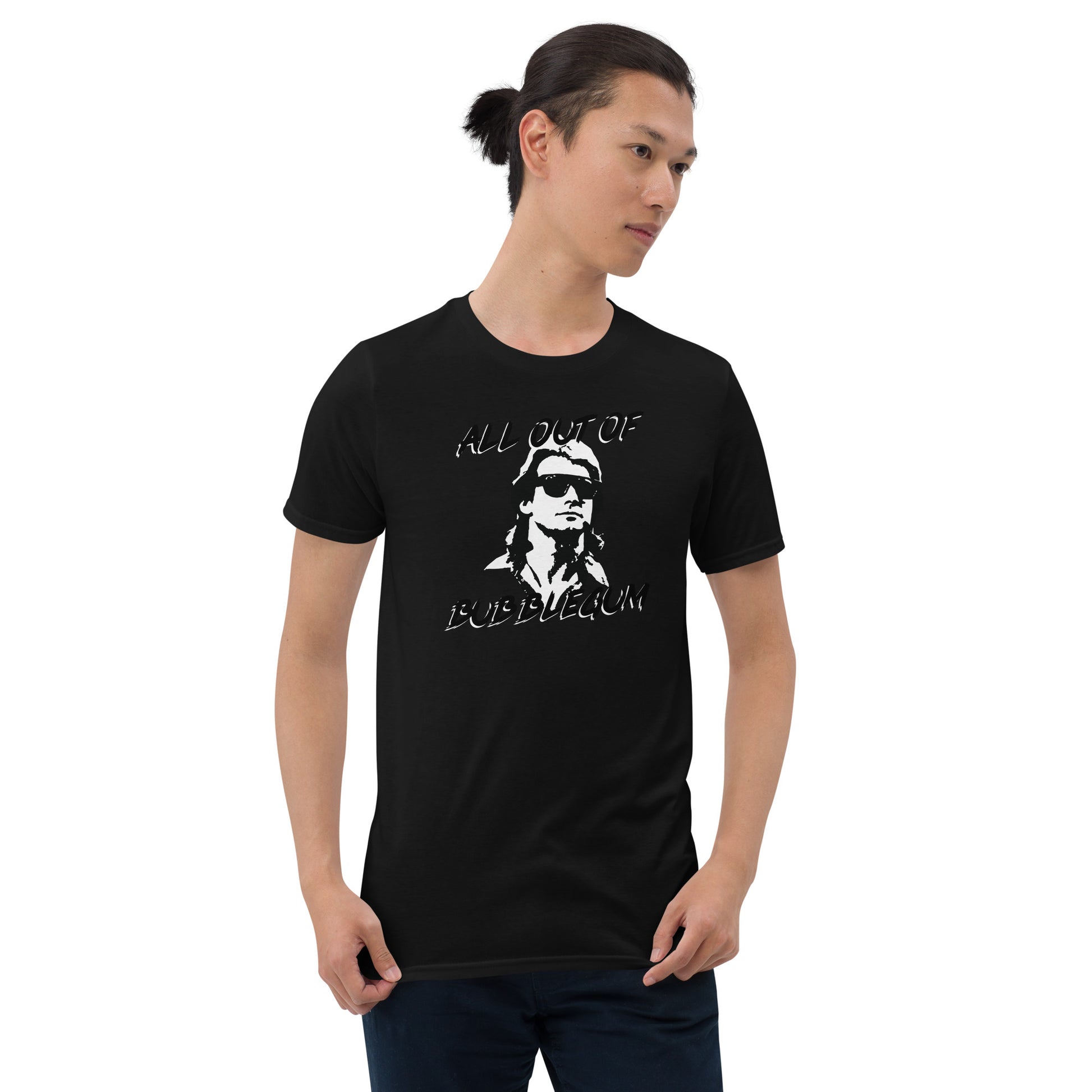 All Out Of Bubblegum Short-sleeve Unisex T-shirt Black Mockup