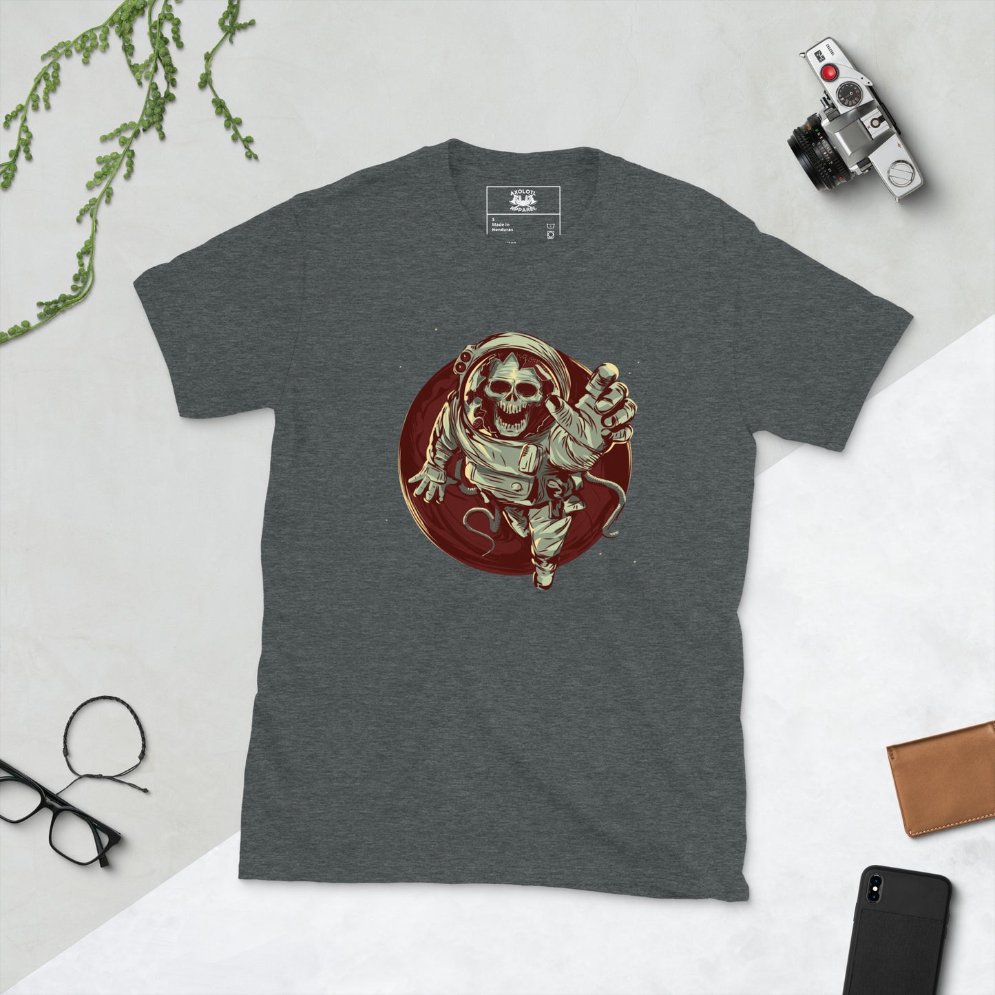 Dead Space Short-sleeve Unisex T-shirt Grey Flat