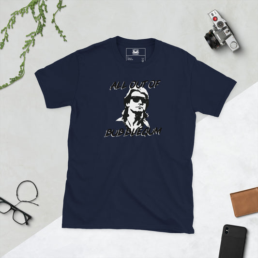 All Out Of Bubblegum Short-sleeve Unisex T-shirt Navy Flat