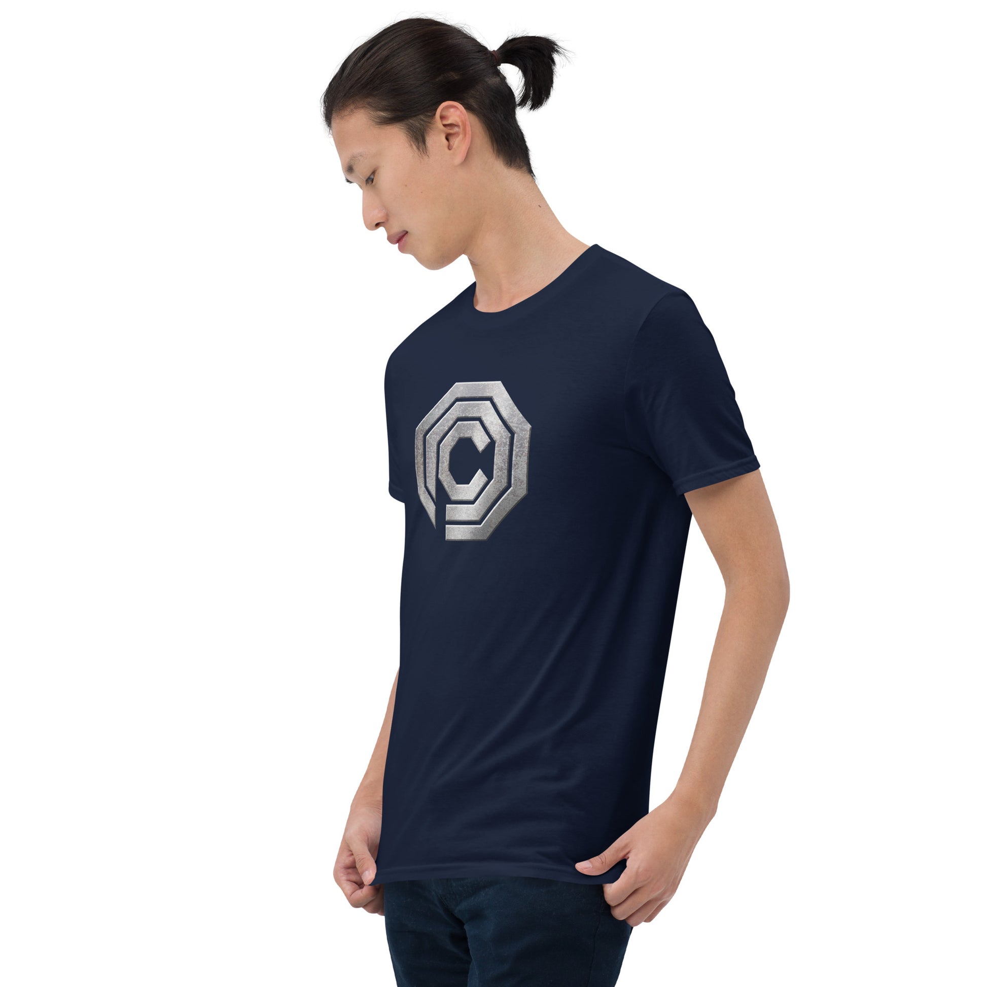 OCP short sleeve unisex t-shirt navy mockup
