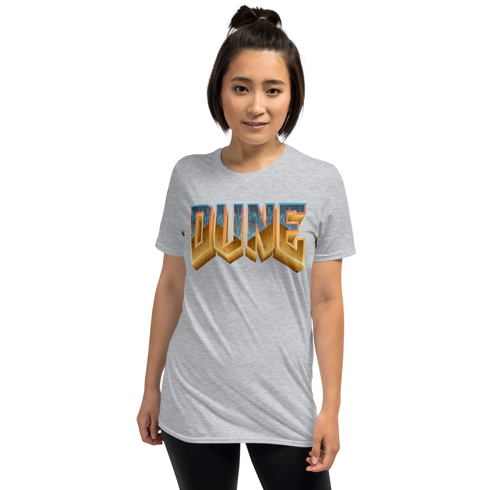 DUNE short-sleeve unisex t-shirt light grey mockup