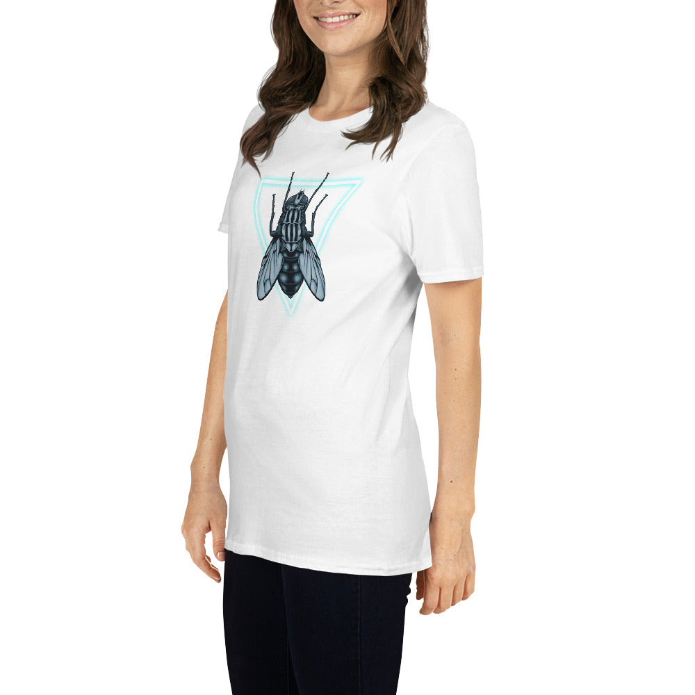 beelzebub short sleeve unisex t-shirt white mockup