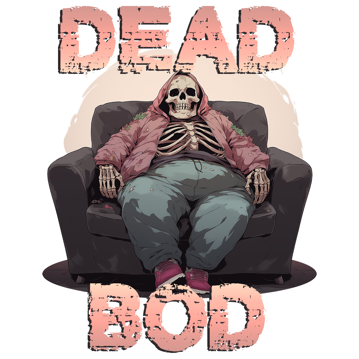 Deadbod_short_sleeve_unisex_t-shirt_artwork