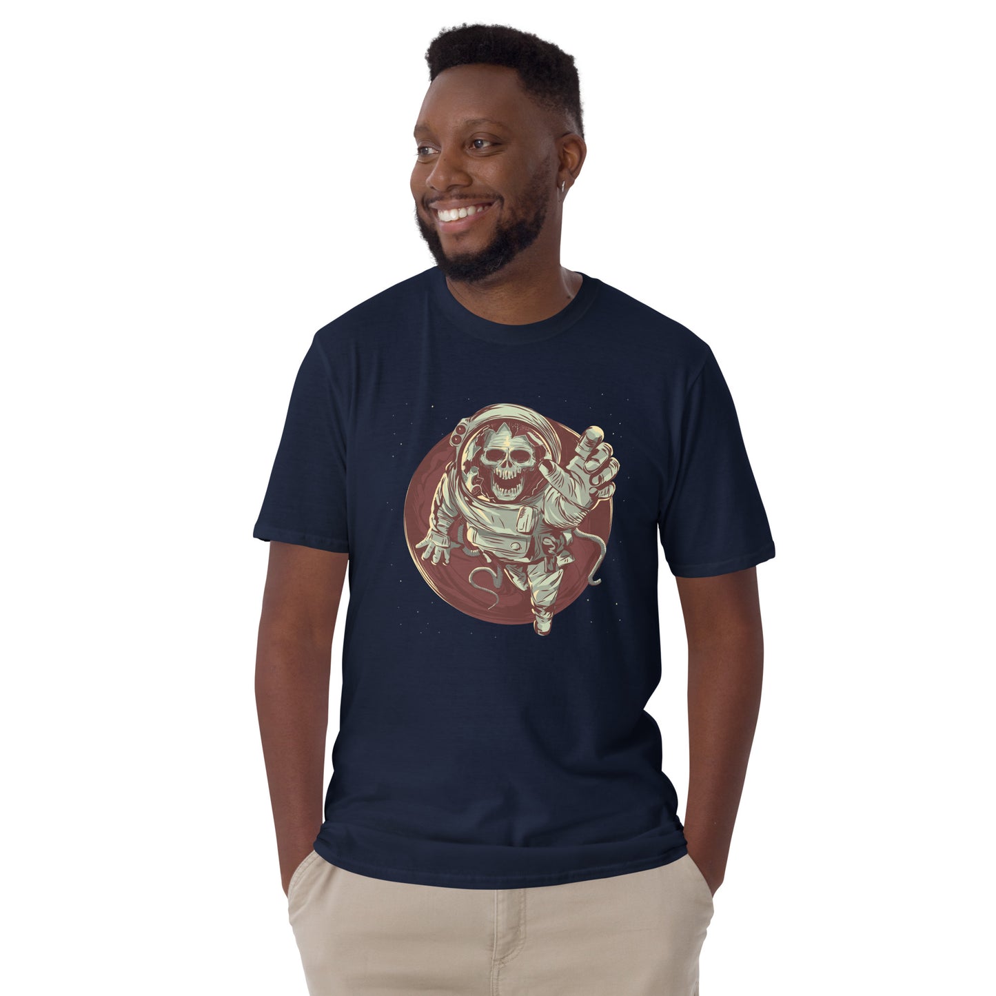 Dead Space Short-sleeve Unisex T-shirt Navy Mockup
