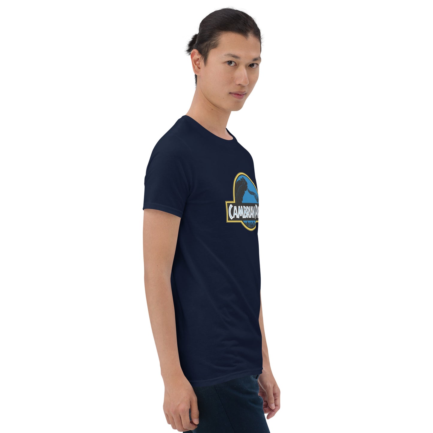 Cambrian Park - Opabinia Edition Unisex Short Sleeve T-shirt mockup