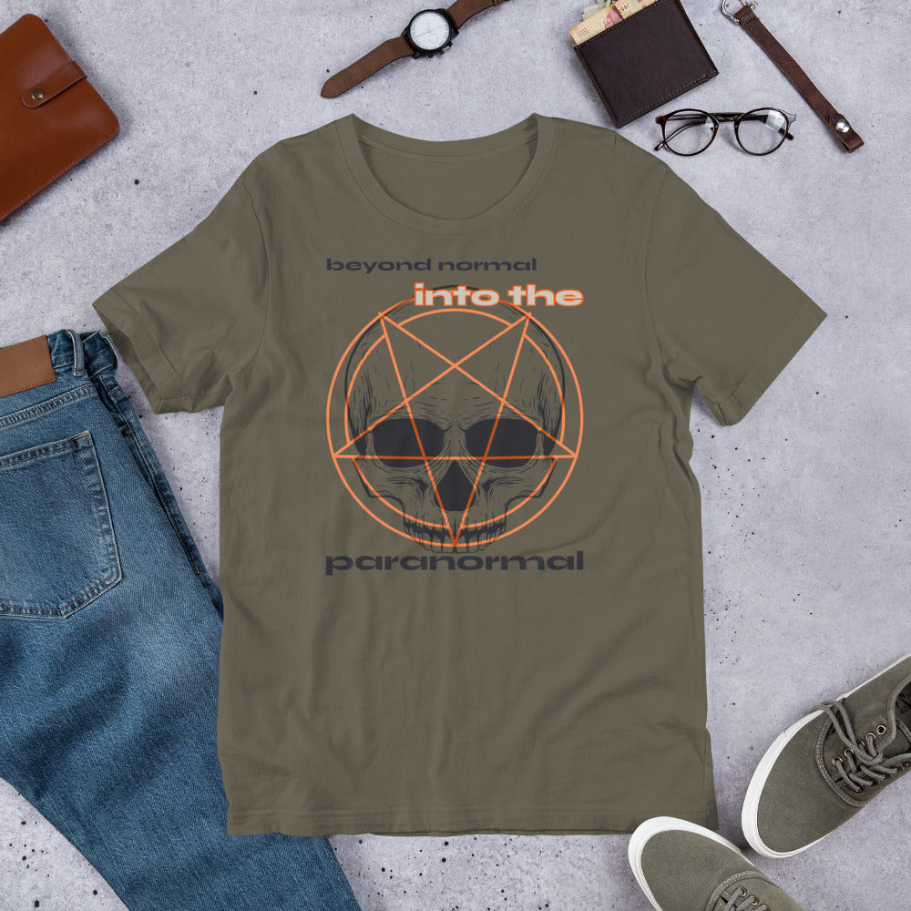 Into The Paranormal Short-sleeve Unisex T-shirt Army Flat