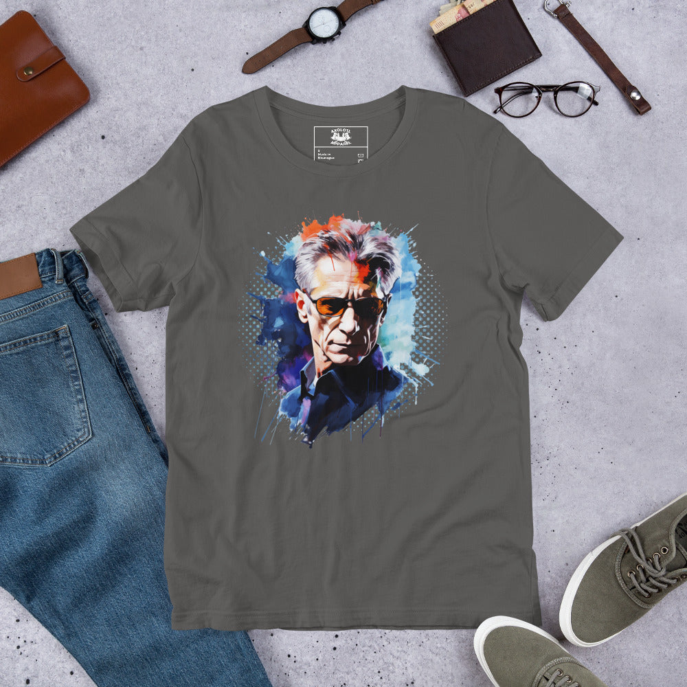 Cronenberg_Short-sleeve_Unisex_T-shirt_Grey_Flat