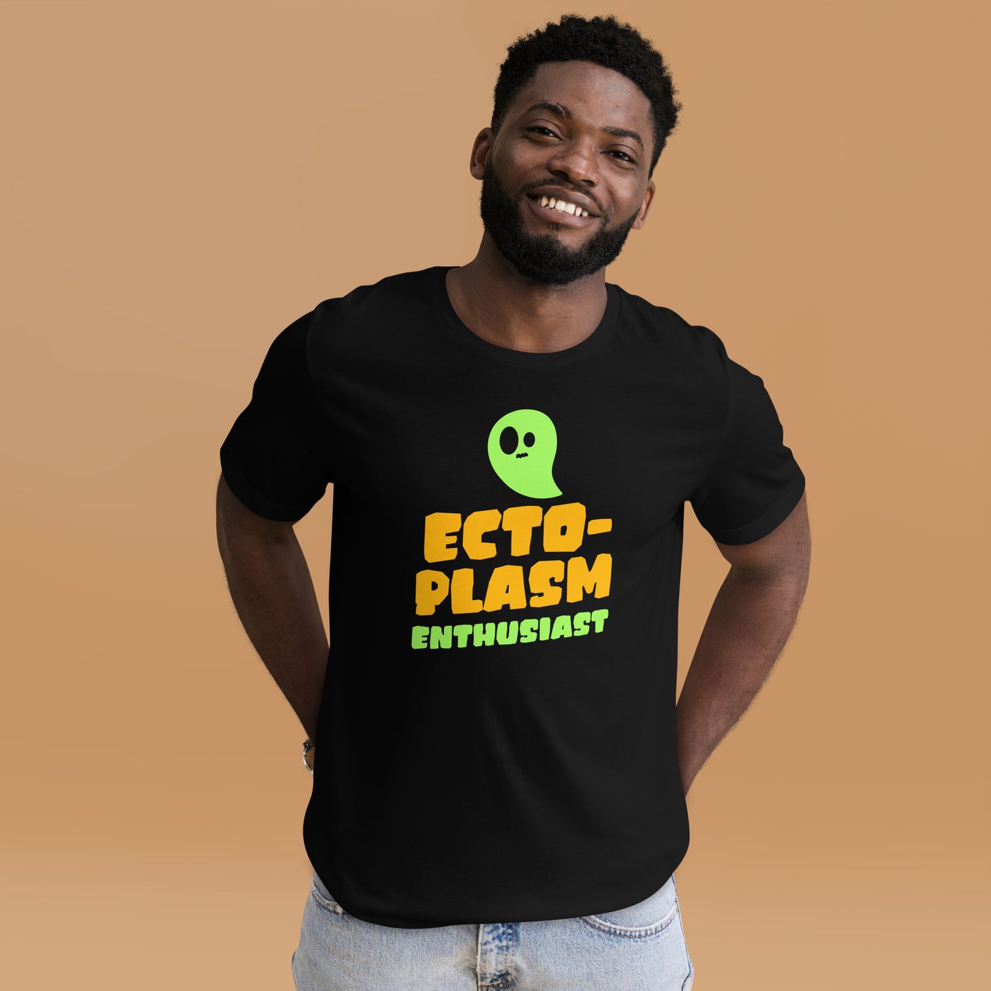 Ectoplasm Enthusiast Short-sleeve Unisex T-shirt Black Mockup