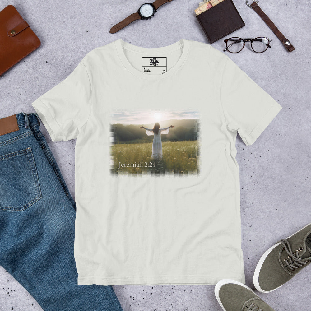 Jeremiah 2:24 Silver Short-Sleeve Unisex T-Shirt