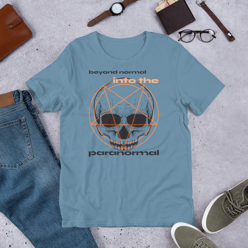 Into The Paranormal Short-sleeve Unisex T-shirt Blue Flat