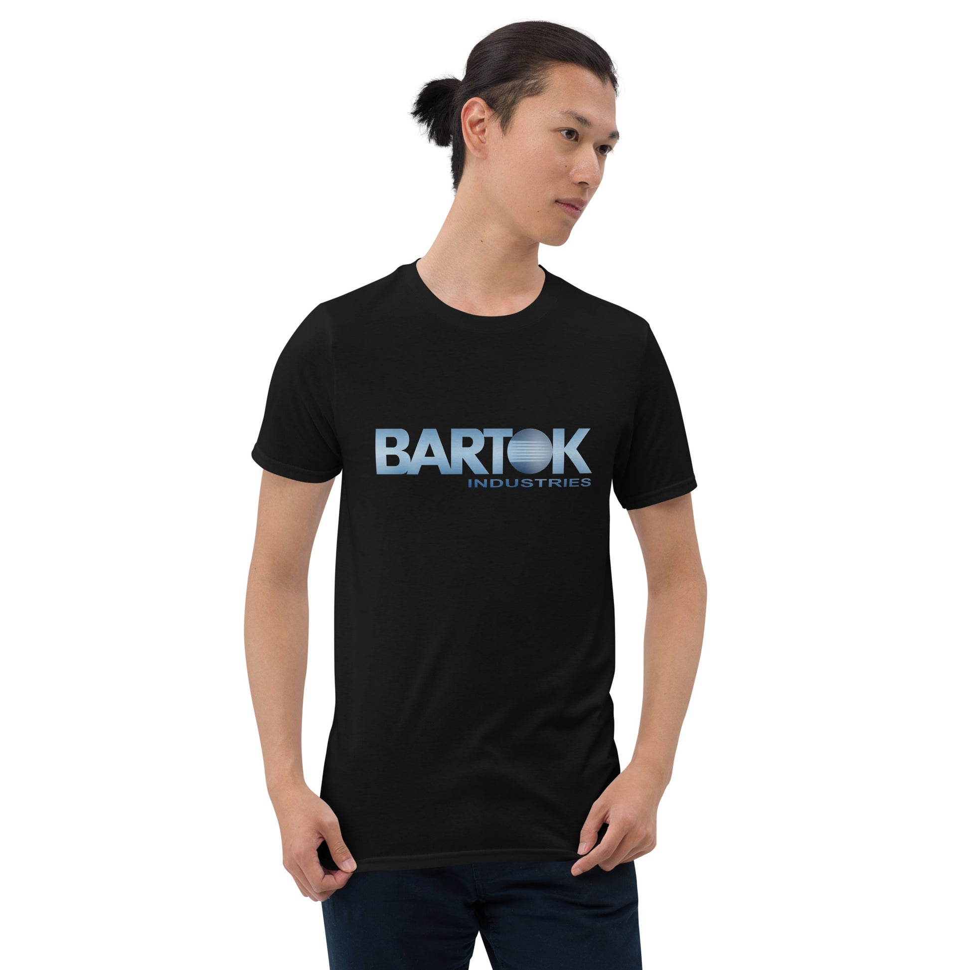 Bartok Industries Short-sleeve Unisex T-shirt Black Mockup